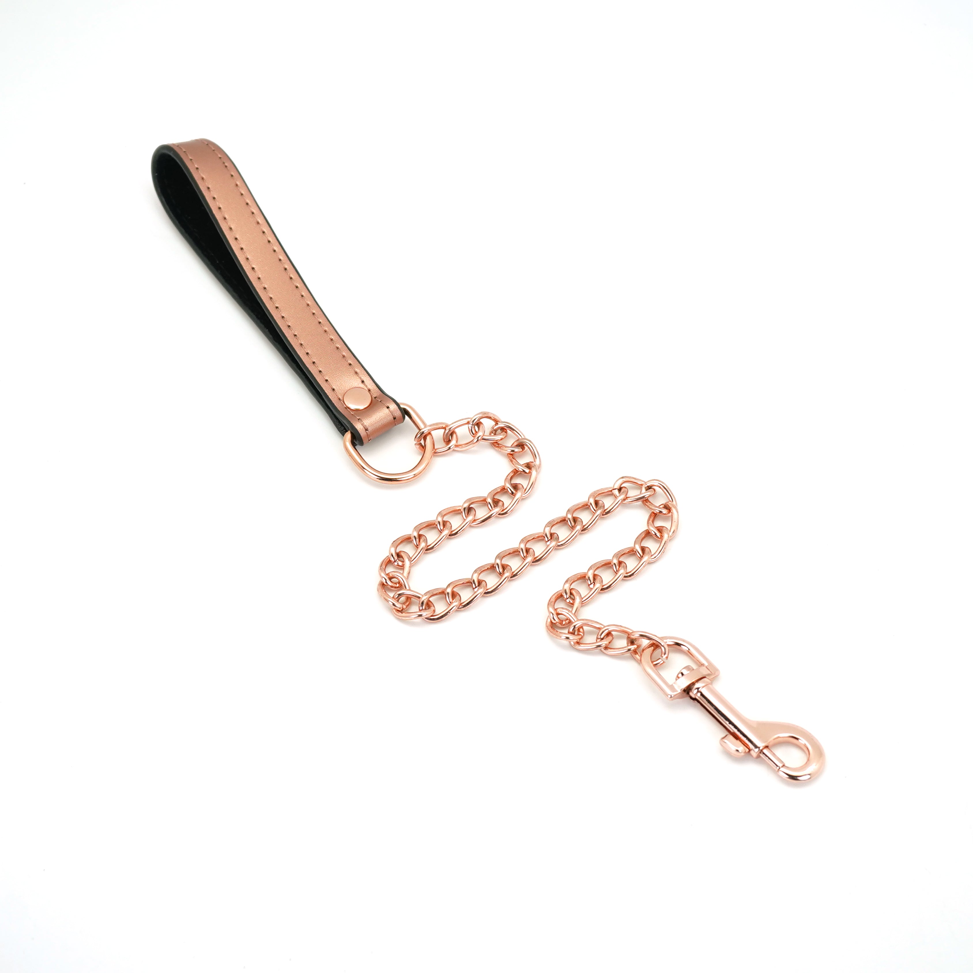 Collar with Leash - Memory: The Rose Gold Luxury BDSM Collection