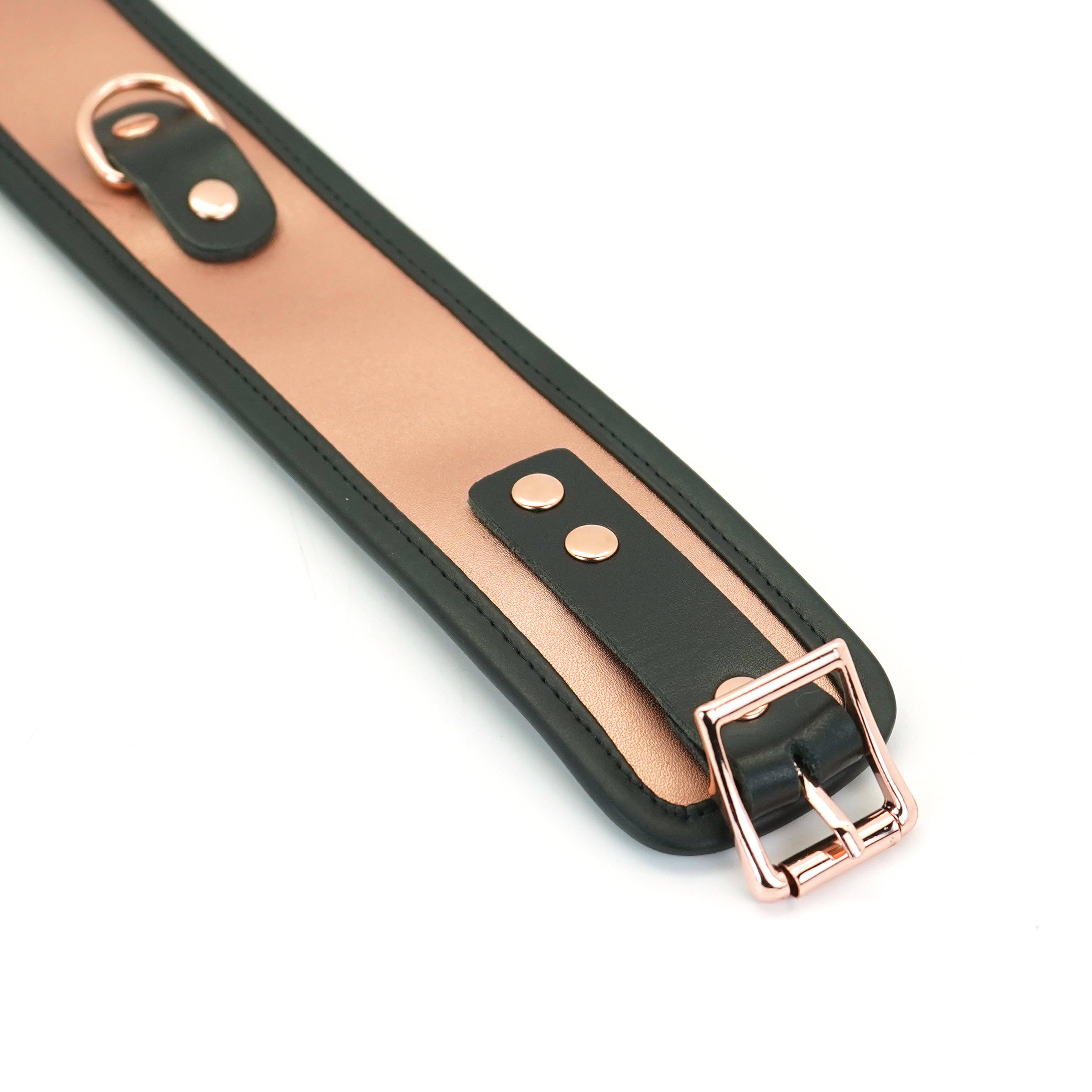 Collar with Leash - Memory: The Rose Gold Luxury BDSM Collection